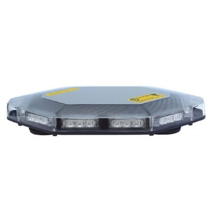 Compacte Zwaailamp - 80mm hoog - R10 / R65 Certificering - 30 LED Oranje - Magnetisch