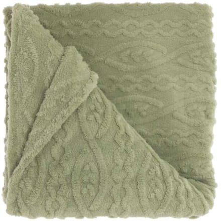 Unique Living - Plaid Pleun Tea Green -150x200cm