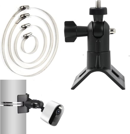 Universele Masthouder - Camera Bevestiging - Bewaking Beveiligen - Verstelbare Diameter - 5-20 cm - Zwart