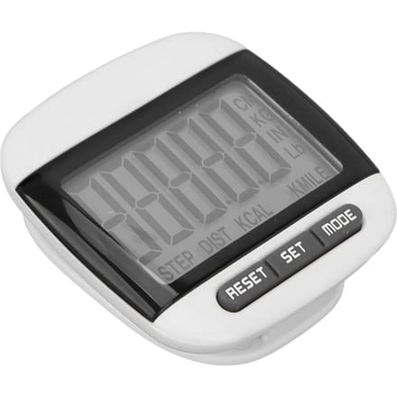 Ouderen Stappenteller LCD Scherm Helder Scherm Nauwkeurige Loop Pedometer met Clip Zwart zwart