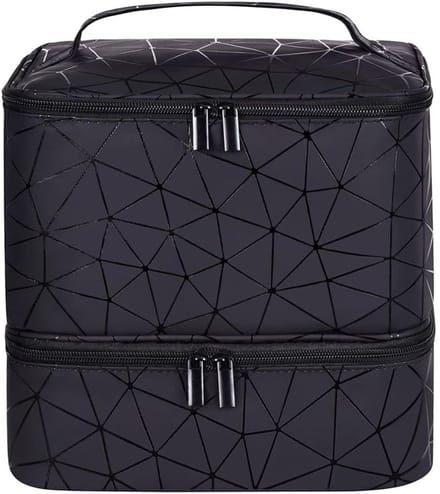 Florixa® Nagellak Koffer - Nagellak - Zwart - ‎25cm x 20cm x 24cm