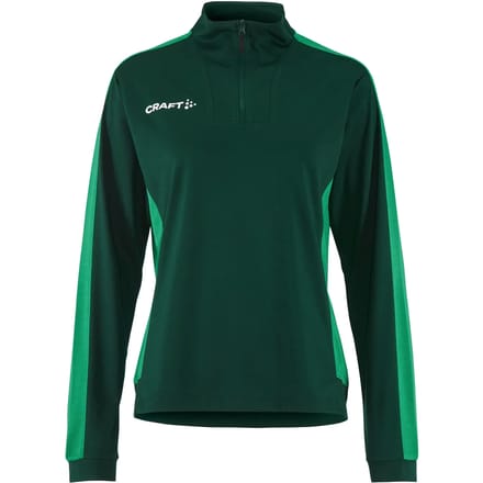 Craft dames-shirt met halve rits en lange mouwen Evolve 2.0 Contrast Half Zip W C17384