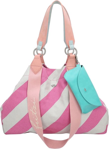 Fritzi aus Preußen Schoudertas Ice Canvas Izzy Bag Pink Sand Roze