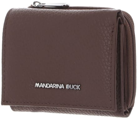 MANDARINA DUCK Leren portemonnee Mellow Wallet Milk Chocolate bruine