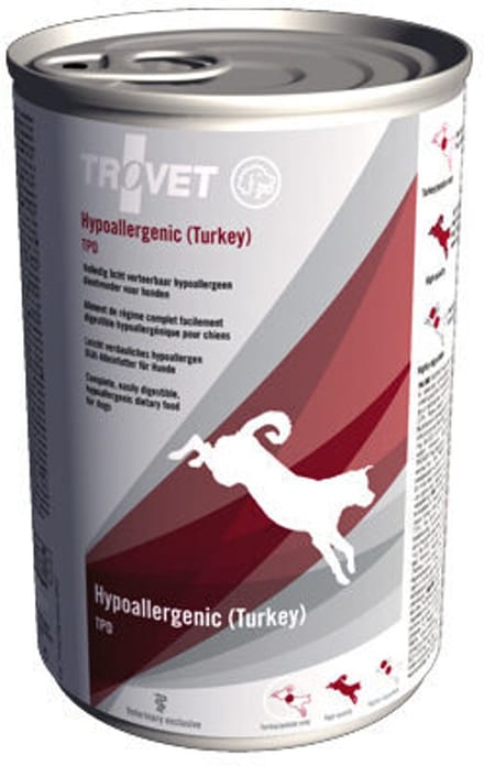TROVET Hypoallergenic TPD (Turkey) - Hond - Blik - 6 x 400 g