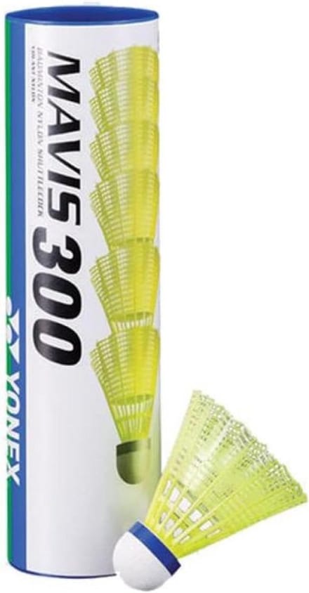 Set van 6 Hoogwaardige Nylon Badminton Shuttles - Duurzaam en Consistent