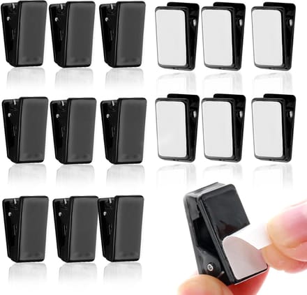 Solidchoice - 15 Stuks Zelfklevende Spring Clips voor Wanddecoratie