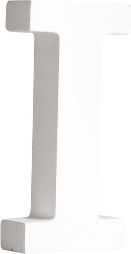 Houten letter I 11 cm
