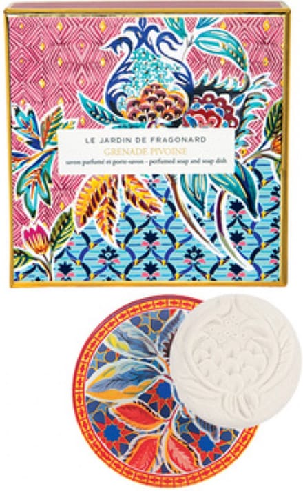Fragonard Soaps & Shower Grenade Pivoine Geparfumeerde Zeep met Zeephouder