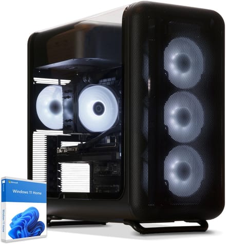 Sedatech Pro Gaming PC • Intel Core Ultra 7 270K Plus 24x 3.7GHz • Geforce RTX5080 • 32Gb DDR5 • 1Tb SSD M.2 • WiFi • Bluetooth, USB C • Windows 11 • Desktop computer