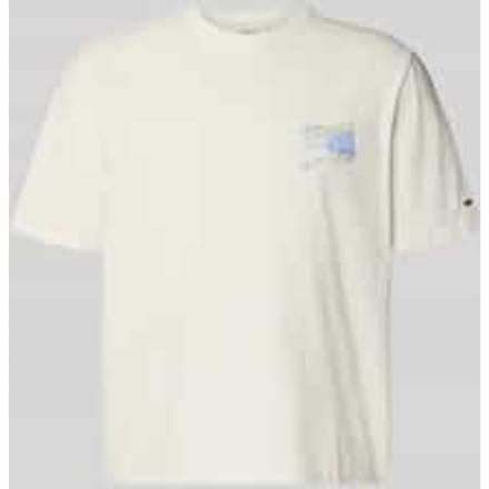 regular fit T-shirt van puur katoen model '90s'