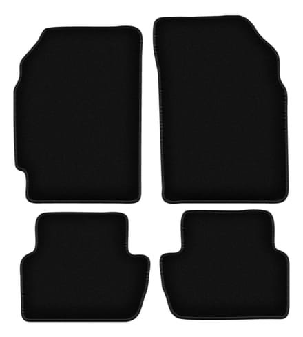 BASIC zwarte veloursmatten voor: Chevrolet Spark III M300 hatchback (2009-2015)