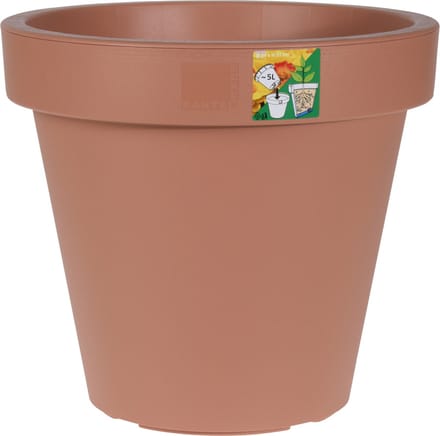 Bloempot ek rond 35 cm 305 mm hoog - Terra
