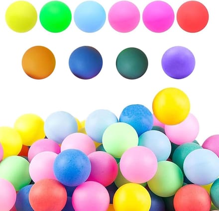 50 Stuks Gekleurde Tafeltennisballen Set