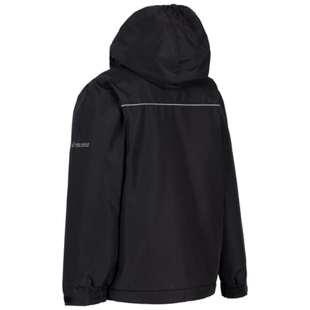Trespass Jongens Lost TP50 Waterdichte Jas (Zwart)