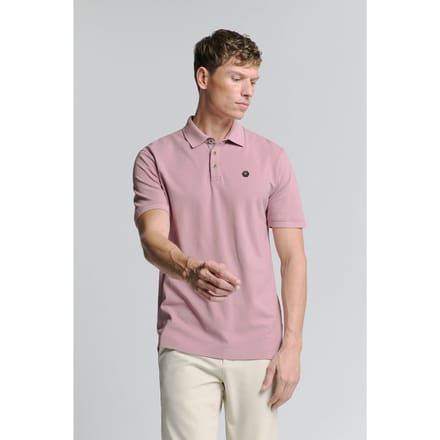 T-shirt No Excess Poloshirt Piqué Mauve