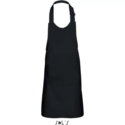 Chef-kids kookschort klein - zwart