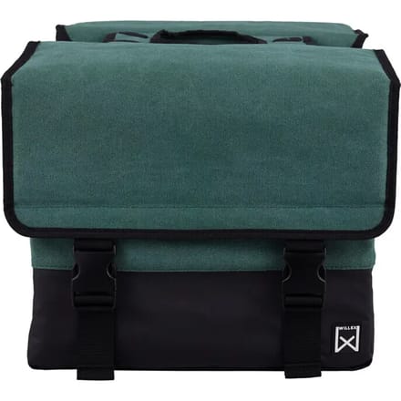 Dubbele bagagedrager tas van gecoat canvas Willex 40 L