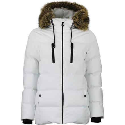 Donsjack met capuchon voor dames Peak Mountain