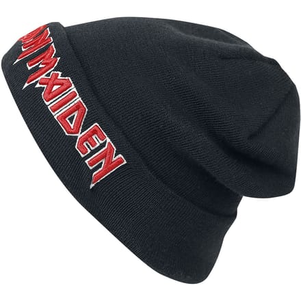 Iron Maiden Logo Unisex Beanie - zwart - Standard