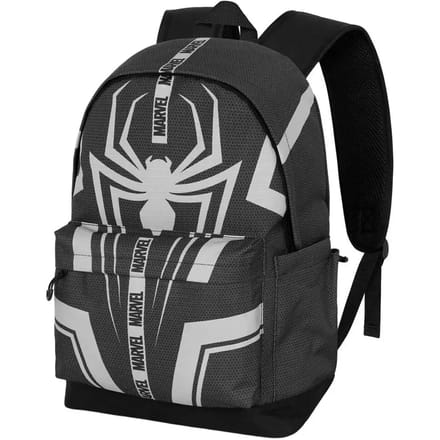 Karactermania - Marvel - Spiderman Town- HS PLUS Rugzak - Backpack Handbagage met Trolley Bevestiging - Rugtas - Zwart