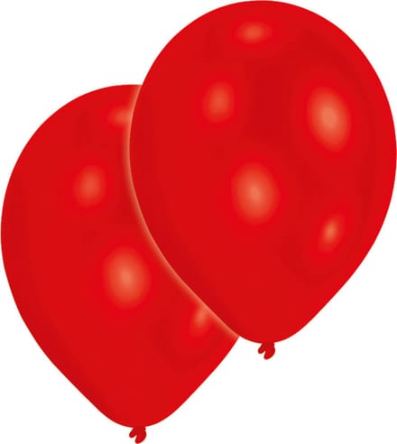 Amscan Ballonnen Rood 10 Stuks 28 Cm