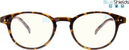 BlueShields TFD003 +2.00 Boston - Beeldschermbril - Leesbril - blauw licht filter lens - Tortoise
