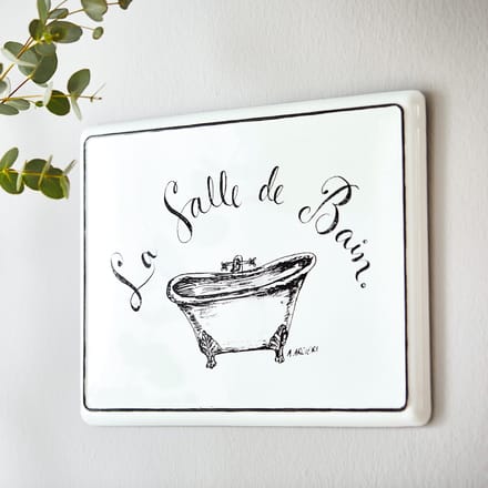 LOBERON Decoboard La salle de bain wit