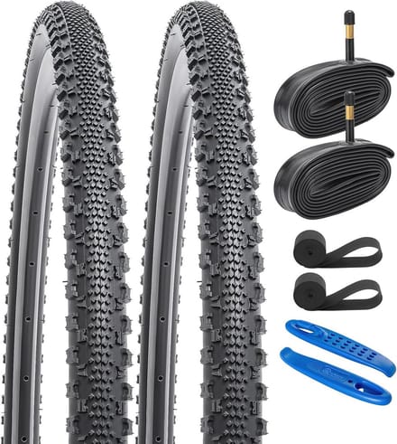 2 stuks 700C Fietsbanden en Heavy Duty Fietsbuizen