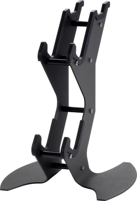 Deltaco Dual Controller and Headset Stand in metal black - Max - recommended for