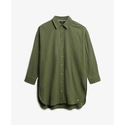 Superdry - Lang Ibiza-strandoverhemd - Dames - Shirts