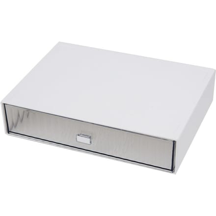 Bureau Lade Organizer Waterdicht Stofdicht Plastic DIY Combinatie Meerlaags Stapelbare Lade 1 Drawer wit