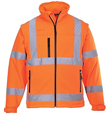 Hi-Vis Softshell Jack, Oranje, Grootte L - Loopbaan, Veiligheid en Comfort