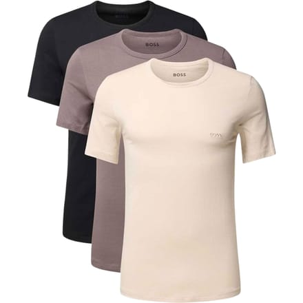 BOSS 3-Pack T-Shirts - Meerkleurig- Heren, Meerkleurig L