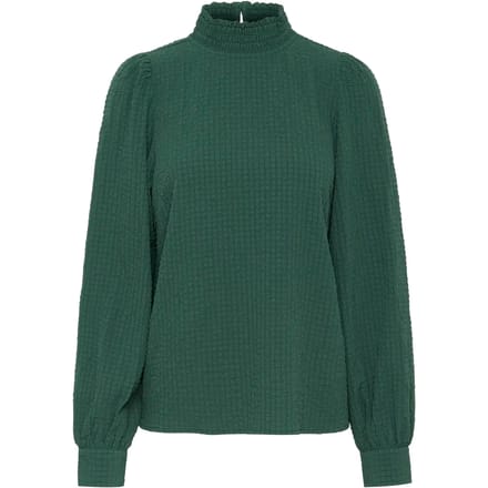 Blouse met lange mouwen Regular fit Garden Topiary green