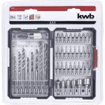 kwb 108955 39-delig Boor- en bitassortiment