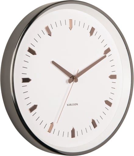 Karlsson Wandklok Arrow Batons - Grijs - Ø35cm - Wandklok Modern