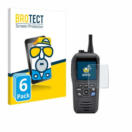BROTECT - Screenprotector voor Icom IC-M94D - Folie Beschermfolie matte 6 Stuks