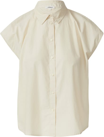 s.Oliver - female - Overhemdblouse van popeline in een relaxed fit