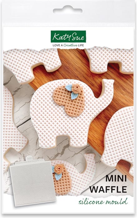 Katy Sue Siliconen Mal Mini Wafel Textuurmat