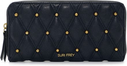 SURI FREY Portemonnee Corey Zip Around Wallet Blue Donkerblauw