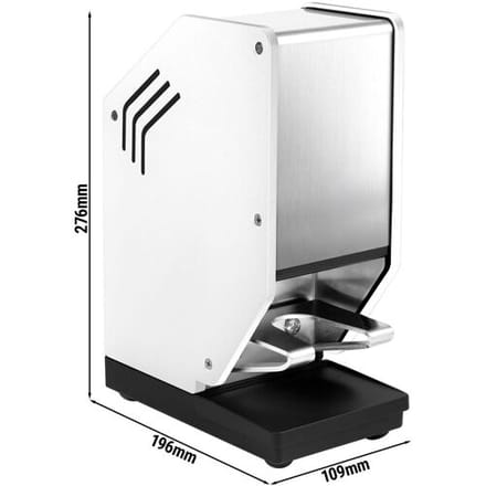 GGM Gastro Automatischer Kaffeetamper - Anpressdruck 25kg - Weiß