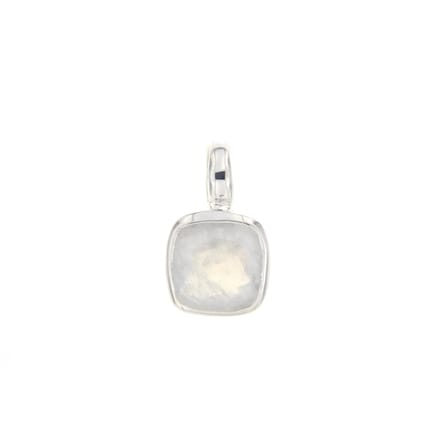 SilverGems Zilveren hanger met Regenboog Maansteen edelsteen