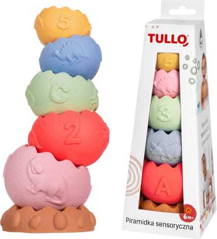 Tullo sensorische piramide | zonder gat | 6+ maanden | 6+ m