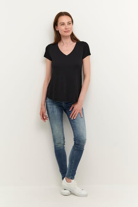 Dames-T-shirt met v-hals CULTURE Poppy