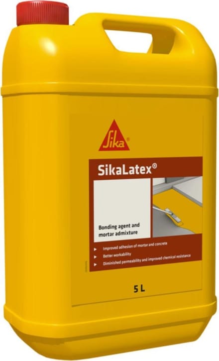 SikaLatex - Waterdichte en waterbestendige hechtmiddel 5 L