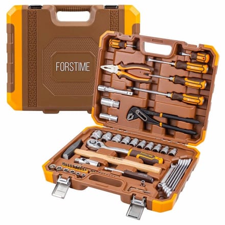 Forstime - Dopsleutelset - 36-delig - Grijper - L-sleutel
