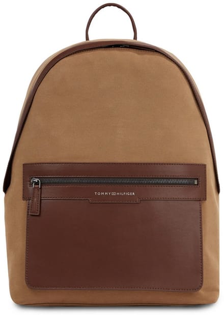 Tommy Hilfiger Rugzak bruin Classic Dome Backpack AM0AM12228 Brown - Rugtas