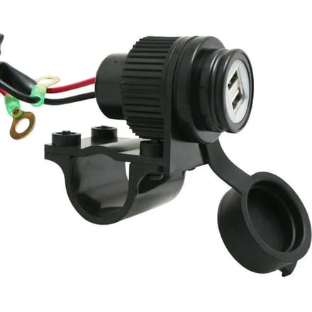Dubbele usb oplader + stuurhouder Avoc
