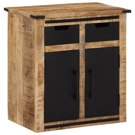 vidaXL - Dressoir - met - 2 - lades - 55x35x60 - cm - massief - mangohout